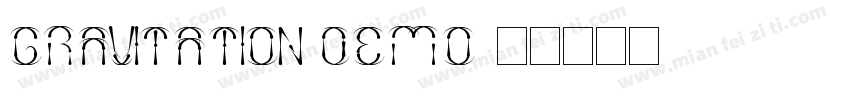 Gravitation Demo字体转换